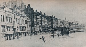 Dinant, 1907 door David Young Cameron
