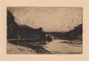 Aan de Ourtha, 1907