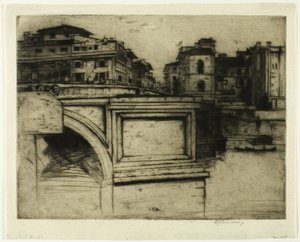 Ponte della Trinità door David Young Cameron