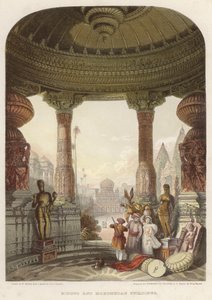 Hindoe en Mohammedaanse Gebouwen door David after Roberts