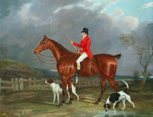 Een jager en honden, 1824