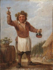 Een Allegorie van de Vier Seizoenen: Herfst door David Teniers the Younger