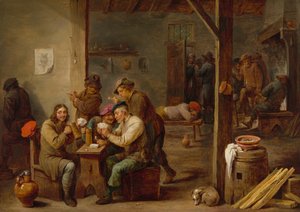  door David the Younger Teniers