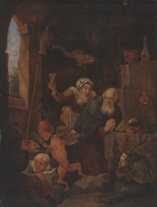 Verleiding van St. Antonius door David Teniers the Younger