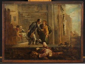 Tobit en de dode Israëliet (naar Domenico Fetti)