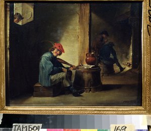 Een muzikant door David Teniers the Younger