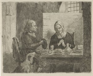 Gebed voor de maaltijd door David van der Kellen