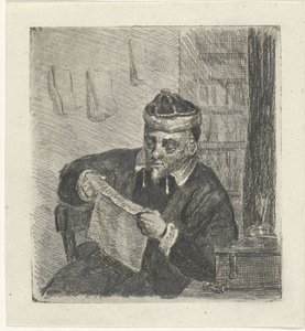 Lezende man