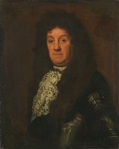 Portret van Cornelis Tromp (1629-91), vice-admiraal van Holland en West-Friesland door David van der Plas