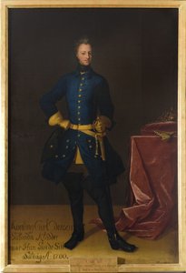 Portret van koning Karel XII van Zweden (1682-1718)