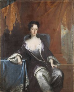 Edwige Sophie van Zweden - Portret van Hertogin Hedvig Sophia van Holstein-Gottorp (1681-1708), Koningin van Zweden, door Krafft, David, von door David von Krafft