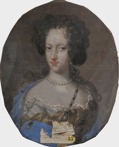 Portret van Prinses Sophie Amalie van Holstein-Gottorp door David von Krafft