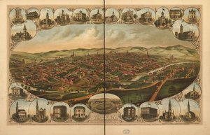 York, Pa. door Davoust A. Hoen and Co. Kern