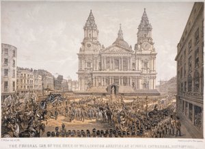 Begrafenis van de Hertog van Wellington, St Paul
