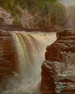 Trenton Falls nabij Utica, New York 1873 door De Witt Clinton Boutelle