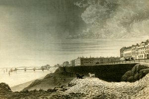 Oostelijk uitzicht op Brighton vanaf Kemp Town, 1835 door Dean Wolstenholme