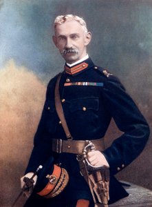 Generaal-majoor G Barton, bevelhebber van de 6e Infanteriebrigade door Debenham and Smith