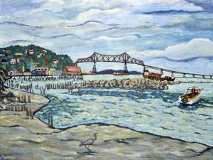Astoria reiger, 2018 (acryl op doek)