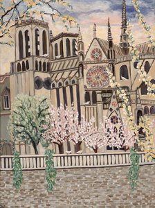 Notre Dame Doves, 2018 (acryl op doek)