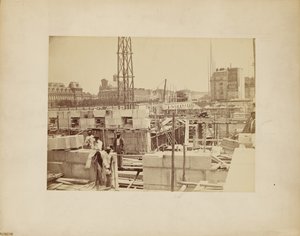 [Bouwplaats in Parijs]. door Delmaet and Durandelle