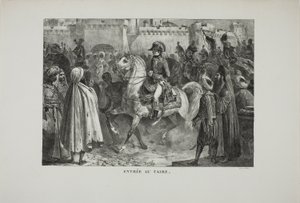Caïro binnengaan door Denis Auguste Marie Raffet