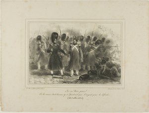 Ik schiet niet! Als de zaak goed was, zou er geen geld zijn om hem te verdedigen. 28 juli 1830
