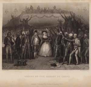 Orgiën van de Gardes du Corps door Denis Auguste Marie Raffet