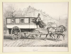 Driewielers door Denis Auguste Marie Raffet