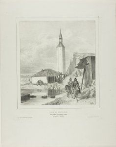 Draai bij de Klokkentoren, Kader in afwachting van de Turkse bezetting door Denis Auguste Marie Raffet