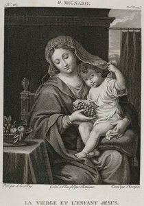 Denis-Sébastien Leroy, Chataigner en Henriquez - De Maagd en het Kind Jezus, naar Pierre Mignard - 1802-1815 door Denis Sebastien Leroy
