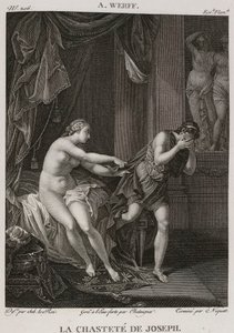 Denis-Sébastien Leroy, Chataigner en Niquet - De kuisheid van Jozef, naar Adriaen van der Werff - 1802-1815 door Denis Sebastien Leroy