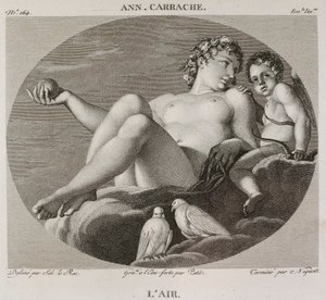 Denis-Sébastien Leroy, Petit en Niquet - De lucht, naar Annibale Carrache - 1802-1815 door Denis Sebastien Leroy