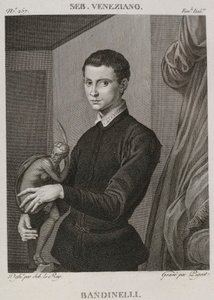 Denis-Sébastien Leroy et Pigeot - Bandinelli, vroeger toegeschreven aan Sebastiano del Piombo, nu aan Bronzino - 1802-1815 door Denis Sebastien Leroy