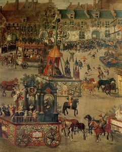 De Ommeganck in Brussel op 31 mei 1615: detail van de Triomf van Isabella van Spanje