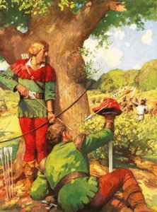 Robin en Little John verwarren de Noormannen