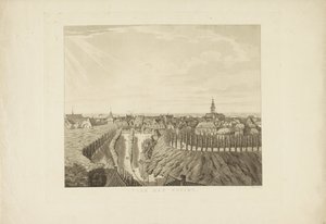 Nijmegen, zicht vanuit de Belvédère richting het westen door Derk Anthony van de Wart