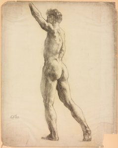 Een studie van een mannelijk figuur