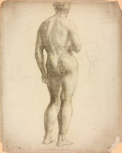 Een studie van een mannelijk figuur