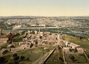 Algemeen Uitzicht, Jeruzalem, Heilig Land, c.1890-c.1900 door Detroit Photographic Co.