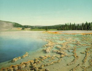 Sapphire Pool, Yellowstone National Park, c.1902