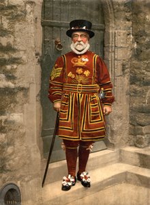 Een Yeoman van de Garde, ca. 1890-1900 door Detroit Publishing Co.