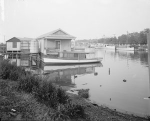 Langs Bayou Saint John, New Orleans, 1910