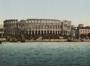 Arena del Mare, Pola, ca. 1900 (fotomechanische afdruk)
