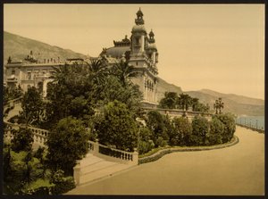 Casino ingang, Monte Carlo, Riviera, Monaco