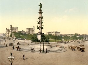 De Praterstern, Wenen, Oostenrijk-Hongarije, ca. 1900