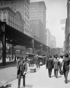 Wabash Avenue, Chicago, ca.1907 door Detroit Publishing Co.