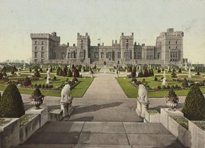 Oostterras van Windsor Castle, c.1900