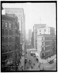 Wood St. vanaf Liberty Avenue, Pittsburgh, Pa. door Detroit Publishing Co.