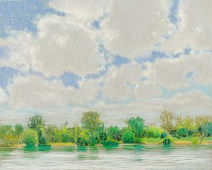 Amerikaans Rivierzicht, 2017 door Diana Jahns