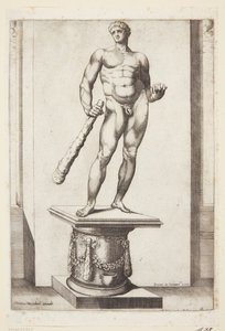 Hercules met de gouden appels van de Hesperiden
